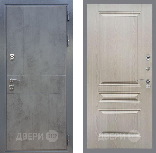 Входная металлическая Дверь Рекс (REX) ФЛ-290 FL-243 Беленый дуб в Апрелевке