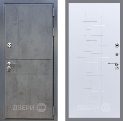 Входная металлическая Дверь Рекс (REX) ФЛ-290 FL-289 Белый ясень в Апрелевке