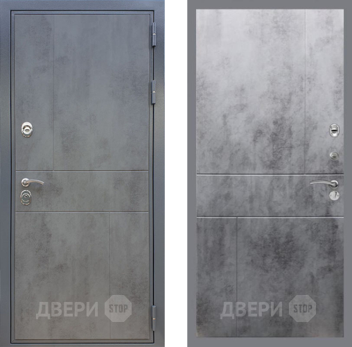 Входная металлическая Дверь Рекс (REX) ФЛ-290 FL-290 Бетон темный в Апрелевке