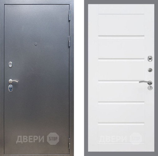 Входная металлическая Дверь Рекс (REX) 11 Сити Белый ясень в Апрелевке
