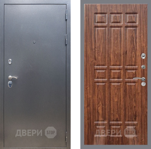 Входная металлическая Дверь Рекс (REX) 11 FL-33 орех тисненый в Апрелевке