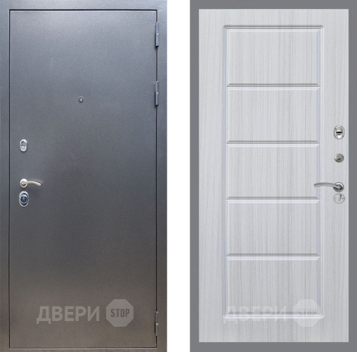 Входная металлическая Дверь Рекс (REX) 11 FL-39 Сандал белый в Апрелевке
