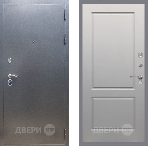 Входная металлическая Дверь Рекс (REX) 11 FL-117 Грей софт в Апрелевке