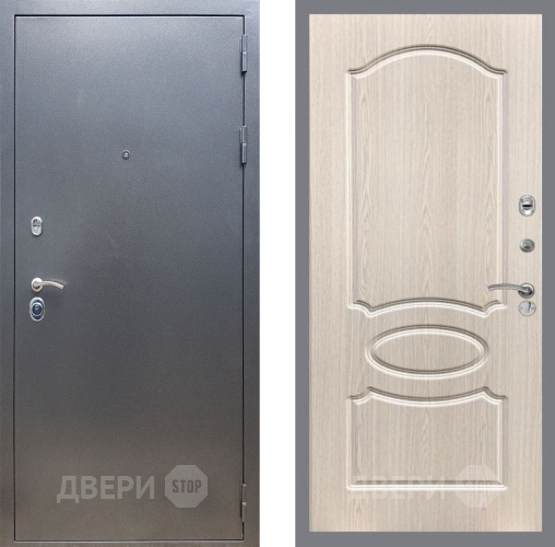 Входная металлическая Дверь Рекс (REX) 11 FL-128 Беленый дуб в Апрелевке
