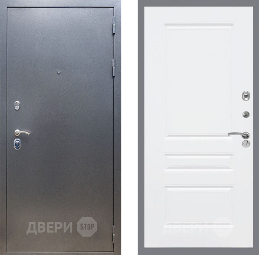 Входная металлическая Дверь Рекс (REX) 11 FL-243 Силк Сноу в Апрелевке