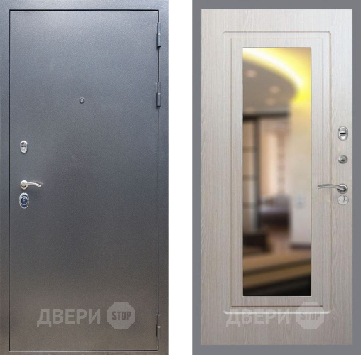 Входная металлическая Дверь Рекс (REX) 11 FLZ-120 Беленый дуб в Апрелевке