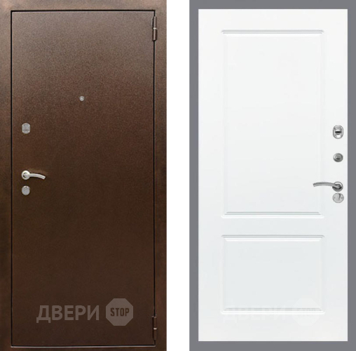 Входная металлическая Дверь Рекс (REX) 1А Медный Антик FL-117 Силк Сноу в Апрелевке