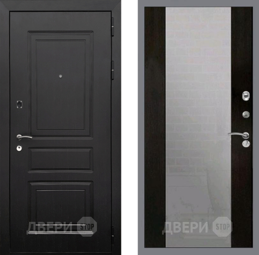 Входная металлическая Дверь Рекс (REX) 6 Венге СБ-16 Зеркало Венге в Апрелевке