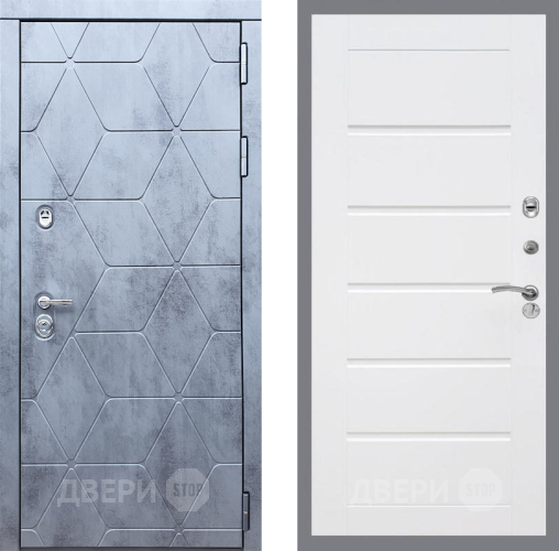 Входная металлическая Дверь Рекс (REX) 28 Сити Белый ясень в Апрелевке