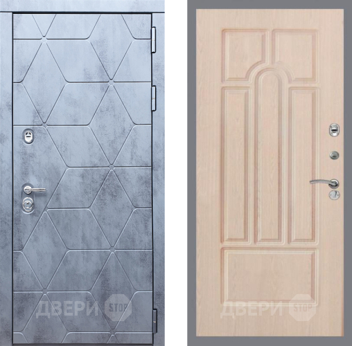 Входная металлическая Дверь Рекс (REX) 28 FL-58 Беленый дуб в Апрелевке