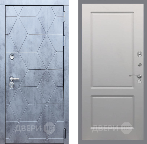 Входная металлическая Дверь Рекс (REX) 28 FL-117 Грей софт в Апрелевке