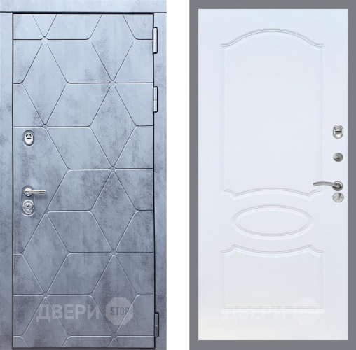 Входная металлическая Дверь Рекс (REX) 28 FL-128 Белый ясень в Апрелевке