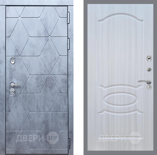 Входная металлическая Дверь Рекс (REX) 28 FL-128 Сандал белый в Апрелевке