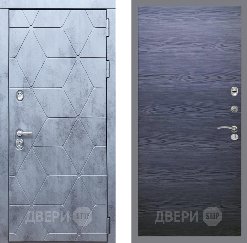 Входная металлическая Дверь Рекс (REX) 28 GL Дуб тангенальный черный в Апрелевке