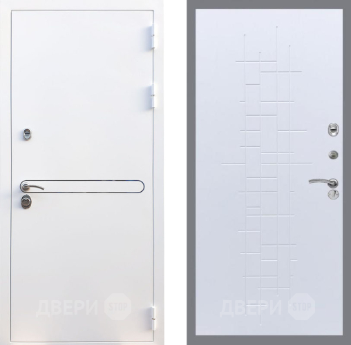 Входная металлическая Дверь Рекс (REX) 27 FL-289 Белый ясень в Апрелевке