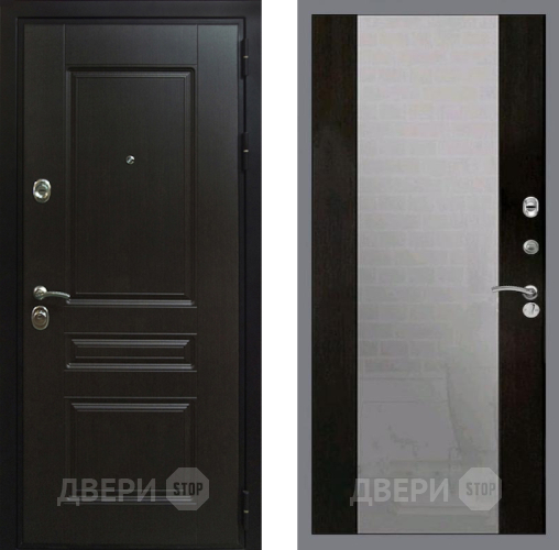Входная металлическая Дверь Рекс (REX) Премиум-Н СБ-16 Зеркало Венге в Апрелевке