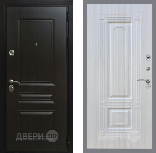 Входная металлическая Дверь Рекс (REX) Премиум-Н FL-2 Сандал белый в Апрелевке