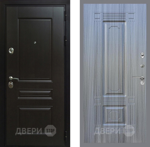 Входная металлическая Дверь Рекс (REX) Премиум-Н FL-2 Сандал грей в Апрелевке