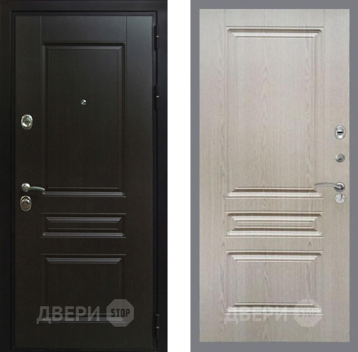 Входная металлическая Дверь Рекс (REX) Премиум-Н FL-243 Беленый дуб в Апрелевке