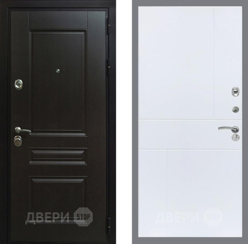 Входная металлическая Дверь Рекс (REX) Премиум-Н FL-290 Силк Сноу в Апрелевке