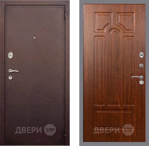 Входная металлическая Дверь Рекс (REX) 2 Медный Антик FL-58 Морёная берёза в Апрелевке