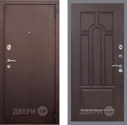 Входная металлическая Дверь Рекс (REX) 2 Медный Антик FL-58 Венге в Апрелевке