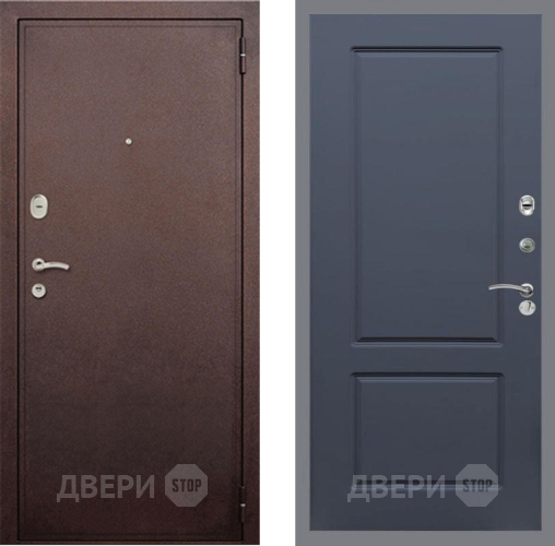 Входная металлическая Дверь Рекс (REX) 2 Медный Антик FL-117 Силк титан в Апрелевке