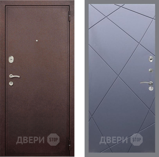 Входная металлическая Дверь Рекс (REX) 2 Медный Антик FL-291 Силк титан в Апрелевке