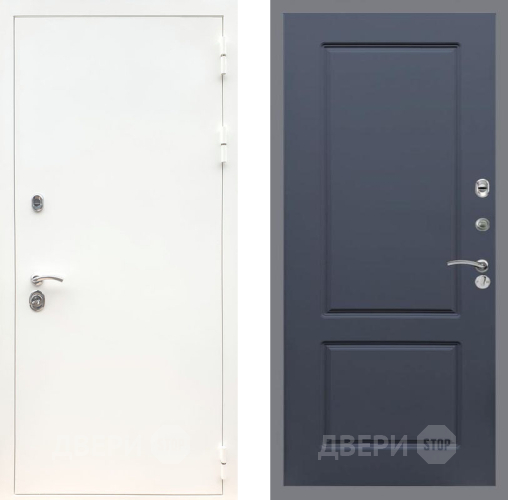 Входная металлическая Дверь Рекс (REX) 5 Белая Шагрень FL-117 Силк титан в Апрелевке