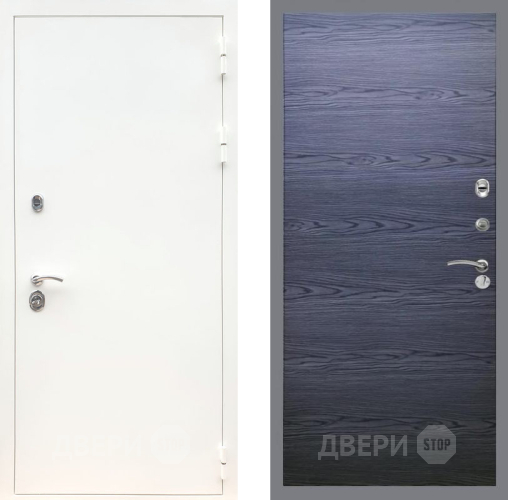 Входная металлическая Дверь Рекс (REX) 5 Белая Шагрень GL Дуб тангенальный черный в Апрелевке