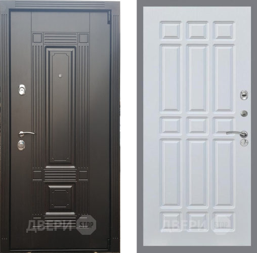 Входная металлическая Дверь Рекс (REX) 9 FL-33 Белый ясень в Апрелевке