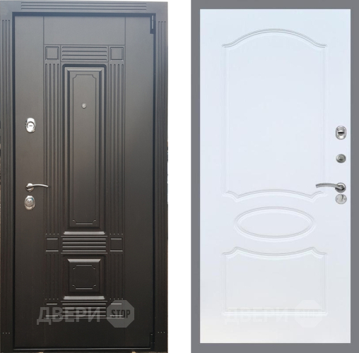 Входная металлическая Дверь Рекс (REX) 9 FL-128 Белый ясень в Апрелевке