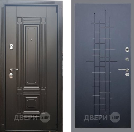 Входная металлическая Дверь Рекс (REX) 9 FL-289 Ясень черный в Апрелевке