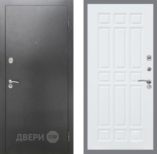 Дверь Рекс (REX) 2А Серебро Антик FL-33 Силк Сноу в Апрелевке