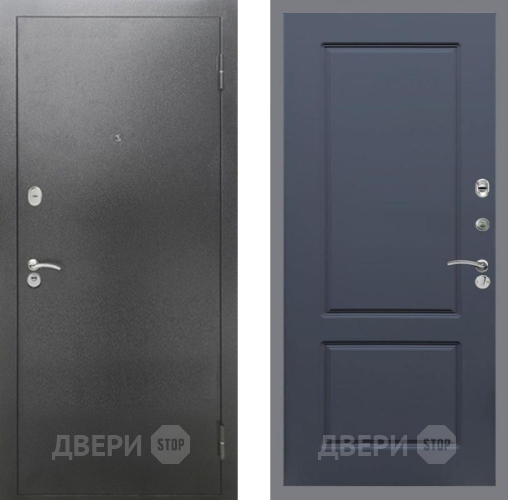Дверь Рекс (REX) 2А Серебро Антик FL-117 Силк титан в Апрелевке