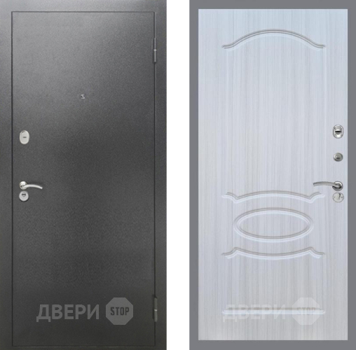 Дверь Рекс (REX) 2А Серебро Антик FL-128 Сандал белый в Апрелевке