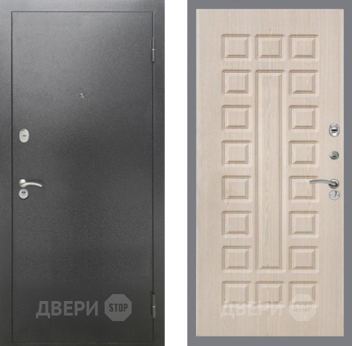 Дверь Рекс (REX) 2А Серебро Антик FL-183 Беленый дуб в Апрелевке