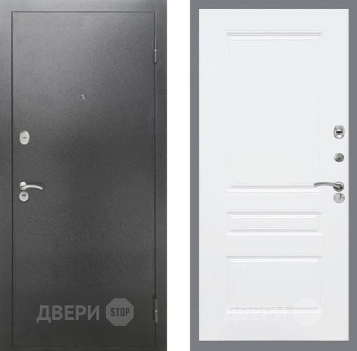 Дверь Рекс (REX) 2А Серебро Антик FL-243 Силк Сноу в Апрелевке