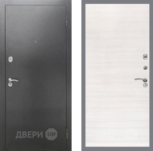 Входная металлическая Дверь Рекс (REX) 2А Серебро Антик GL Акация в Апрелевке
