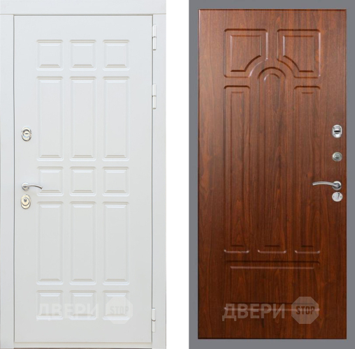 Входная металлическая Дверь Рекс (REX) 8 Силк Сноу FL-58 Морёная берёза в Апрелевке