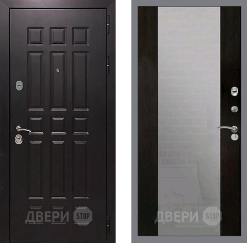 Входная металлическая Дверь Рекс (REX) 8 СБ-16 Зеркало Венге в Апрелевке