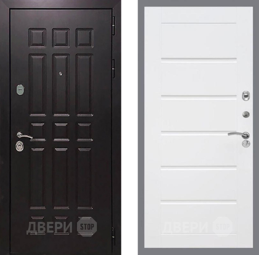 Входная металлическая Дверь Рекс (REX) 8 Сити Белый ясень в Апрелевке