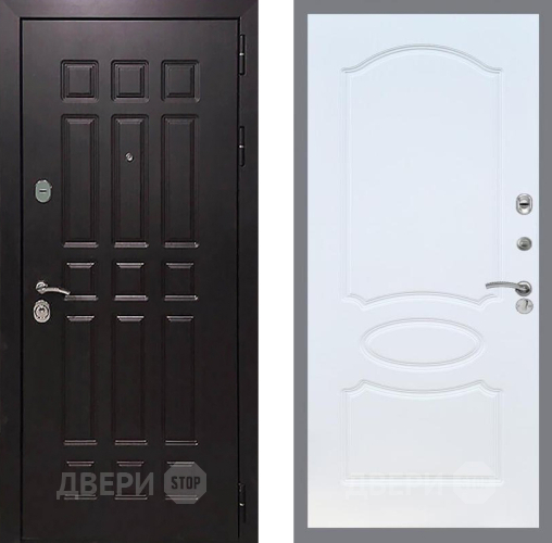 Входная металлическая Дверь Рекс (REX) 8 FL-128 Белый ясень в Апрелевке