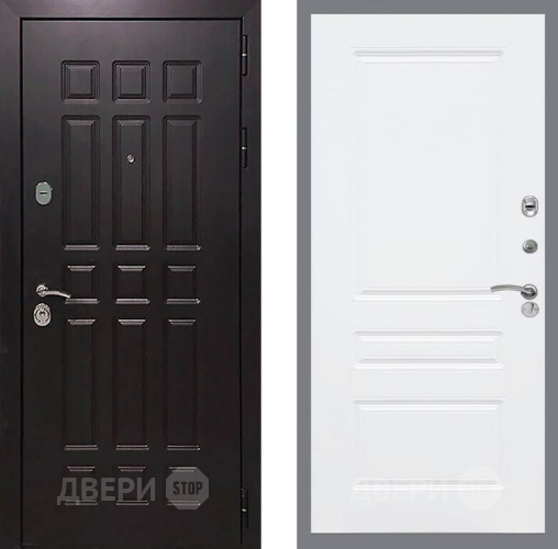 Входная металлическая Дверь Рекс (REX) 8 FL-243 Силк Сноу в Апрелевке