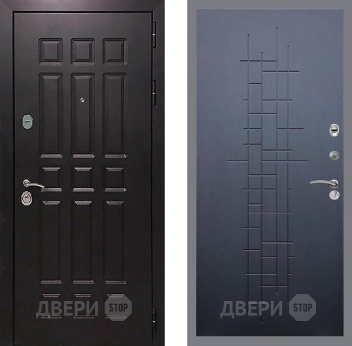 Входная металлическая Дверь Рекс (REX) 8 FL-289 Ясень черный в Апрелевке