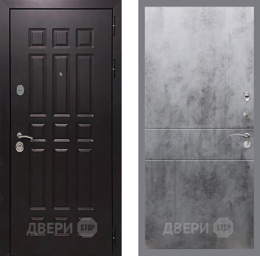 Входная металлическая Дверь Рекс (REX) 8 FL-290 Бетон темный в Апрелевке