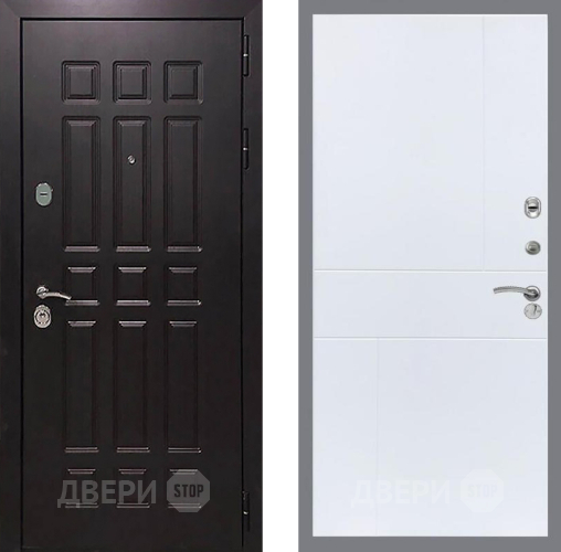 Входная металлическая Дверь Рекс (REX) 8 FL-290 Силк Сноу в Апрелевке