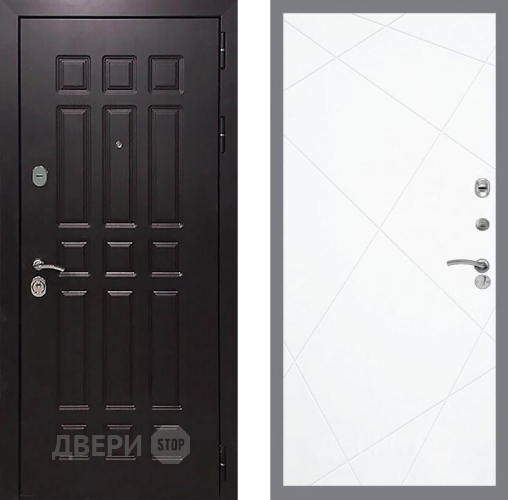 Входная металлическая Дверь Рекс (REX) 8 FL-291 Силк Сноу в Апрелевке