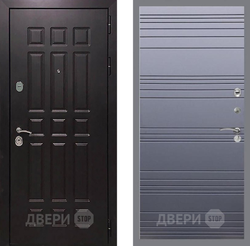 Входная металлическая Дверь Рекс (REX) 8 Line Силк титан в Апрелевке
