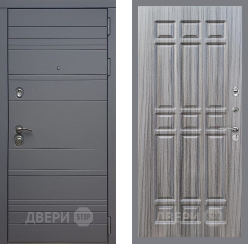 Входная металлическая Дверь Рекс (REX) 14 силк титан FL-33 Сандал грей в Апрелевке